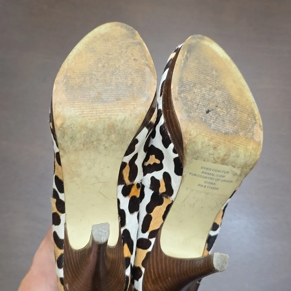 ALFANI platform Leopard Print‎ Women's Heels Sz 9